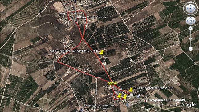 circuito corriendo